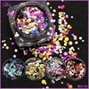 1 Box 1mm-2mm Mixed Mini Art Glitter Round Thin Nail patch