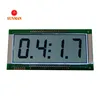 4 digit transmission monochrome seven segment digital lcd display with white blacklight