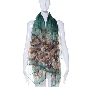 hand printed silk scarves