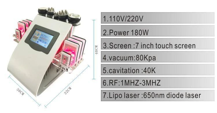 Factory Price Kim 8 Slimming System / Vacuum Cavitation Slimming System / Lipolaser Machine