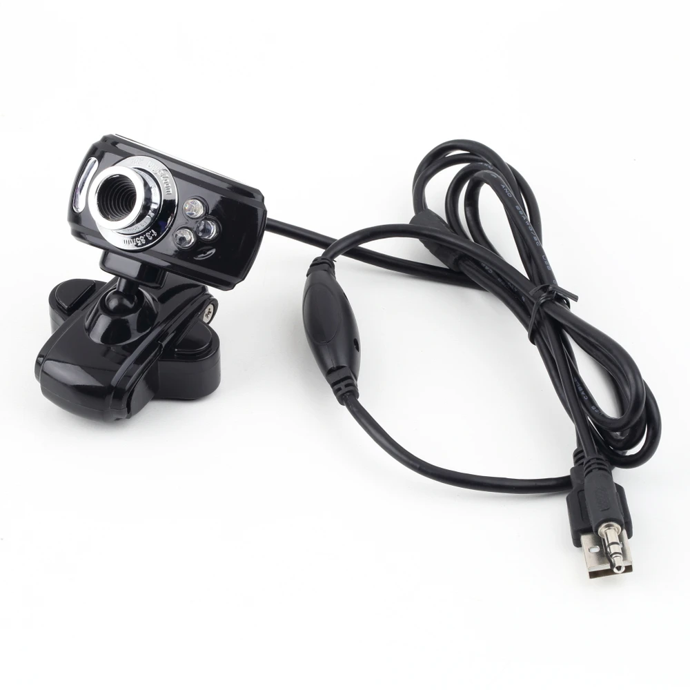 6 led usb digital web camera with microphone for laptop notebook pc