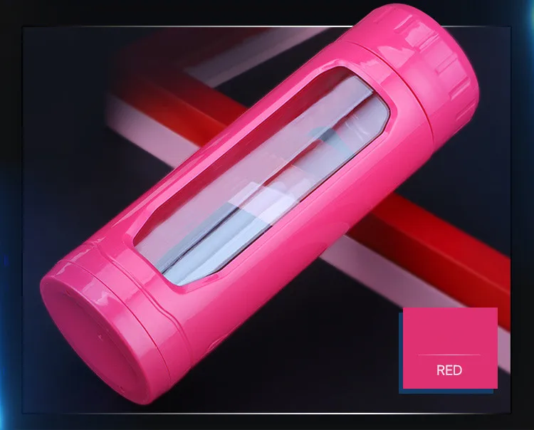 Multi-function 400 ML Double Wall Glass Bottle With Plastic Package, Glass Water Bottle For Gift