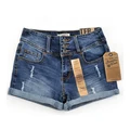 2016 summer new Korean women thin beaded three dimensional flowers Diamond denim shorts with hole