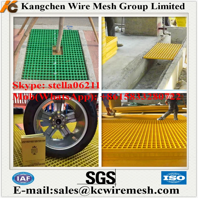 Plastic Walkway Grating &amp; Frp Grating &amp; Swimming Pool Overflow Grating 