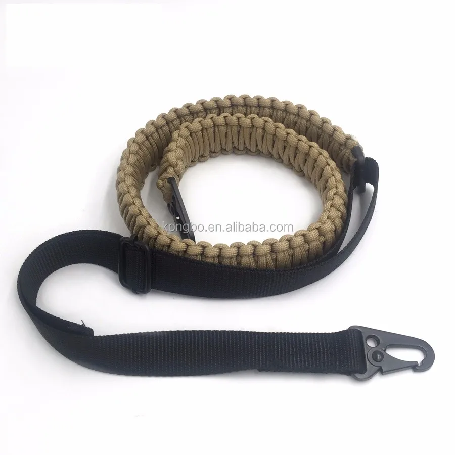 Kongbo Adjustable Black Braid Paracord Gun Sling Strap Buy Paracord