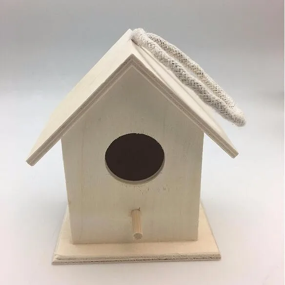 New Unfinished Wooden Sparrow Birdhouse Design Wholesale - Buy Wooden ...