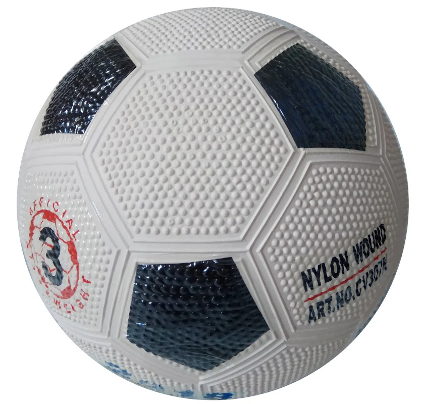 Factory Directly Promotion Rubber Football/rubber Soccer Ball,Grain