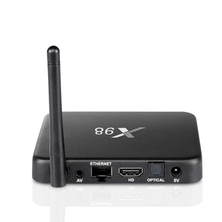 Strong Signal External Antenna Android Tv Box X98 In Metal Case 2+16gb