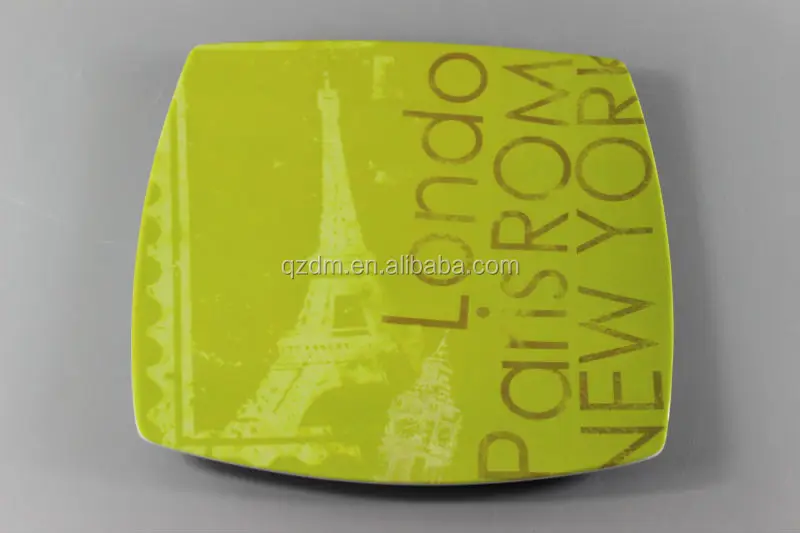 Melamine Square plate , Melamine Dessert dish