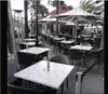 marble top dinning table set kitchen table with 6 chairs, solid surface Dining Set Dinner Table with Chairs