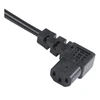 American power cord IEC C13 right angle Connector for Class I equipment