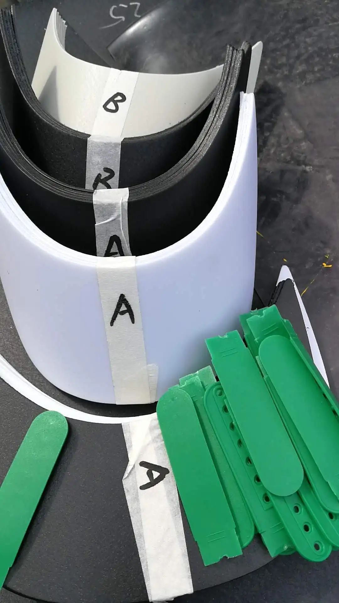 Hdpe Plastic Foam Flat Brim Hats For Sale,Plastic Hat Brim Inserts