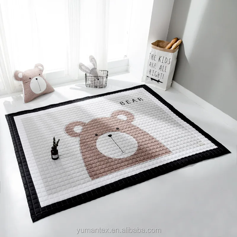 square baby play mat