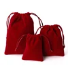 YaMu promotional gift logo velvet mini jewelry pouch bag