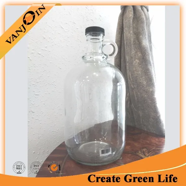 2liter 64oz Home Brewing Glass Jug Bottles For Beer Wine Fermented