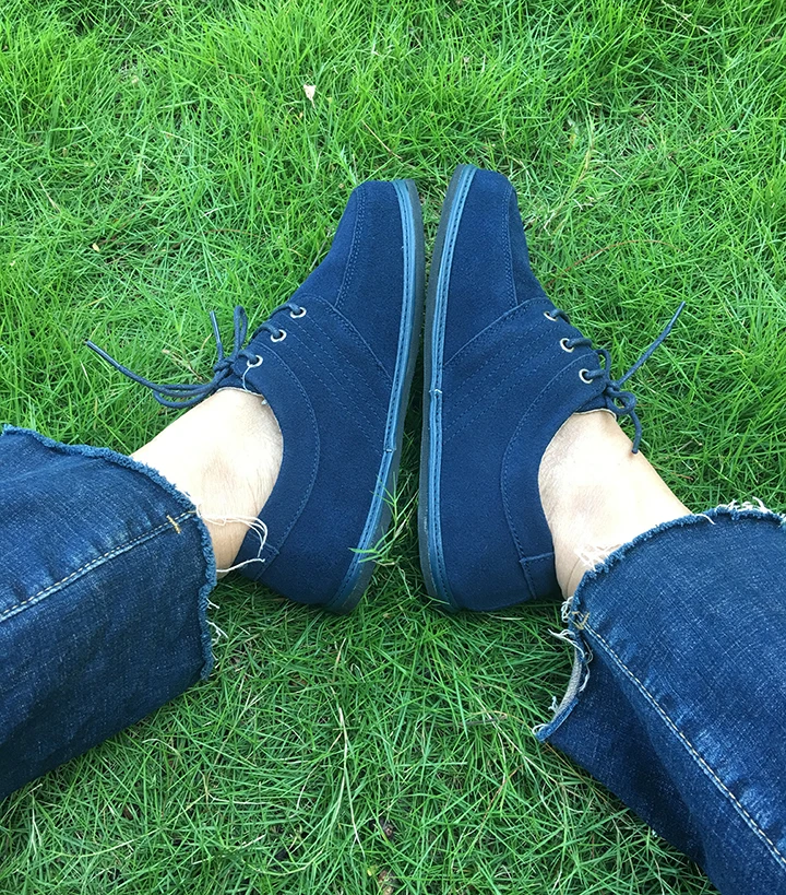 绒面革女士舒适赤脚鞋