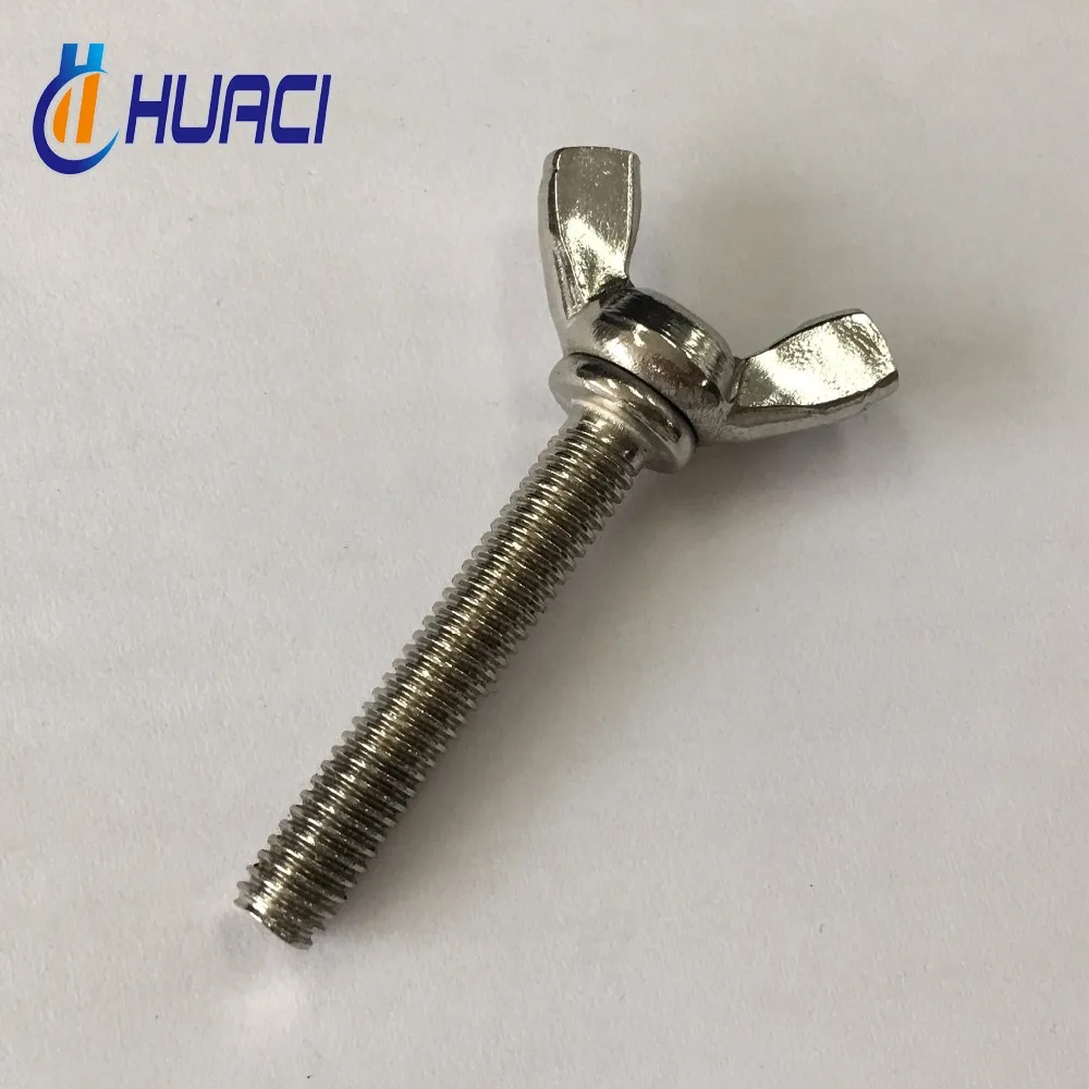 Din316 M8 Butterfly Stainless Steel Screw Chicago Wing Nut Bolt