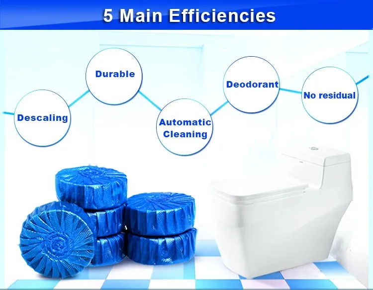 Household Chemical Formula 50g Automatic Toilet Bowl Cleaner Tablet