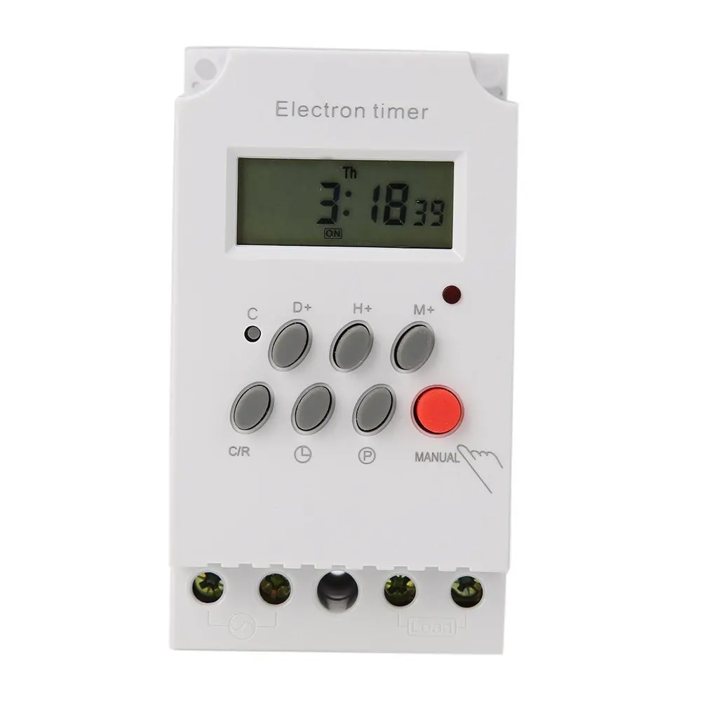 Kg316tii Ac 220v 25a Din Rail Lcd Digital Programmable Electronic