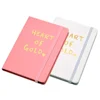 Hot Sale Classic Our Story Begins Paper Notebook,Hard Cover A5 Pink Novelty Premium Thick Paper Girl Diary Notebook With Quote