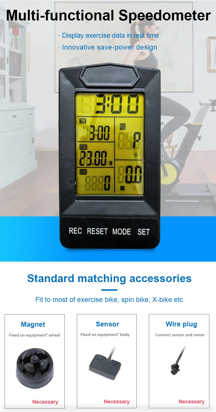 exercise bike meter