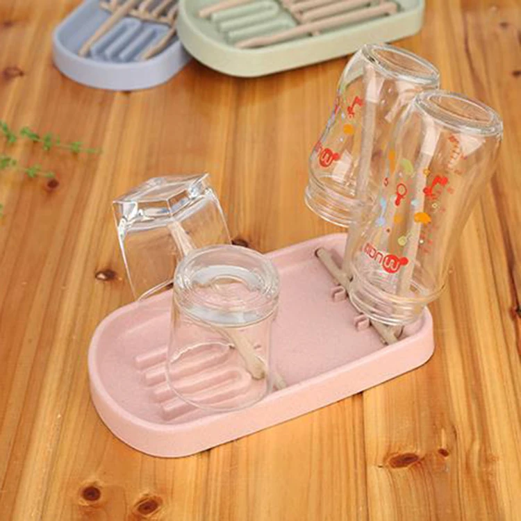 Factory Supply Hot Selling Baby Milk Bottle Drying Rack Water Cup Drain Rack