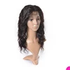 Hot selling silver grey human hair lace wigs with bangs,indian temple hair full lace wig,colored lace wigs