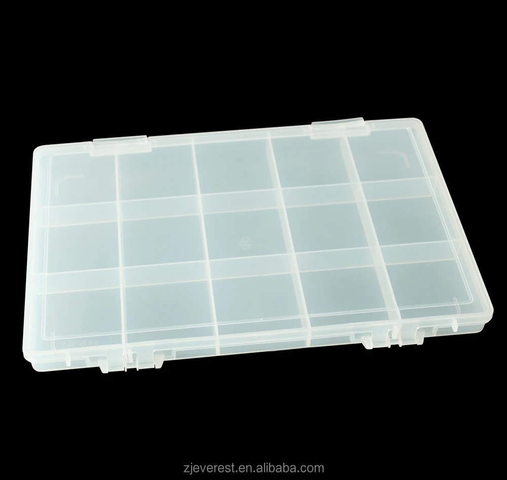 PLASTIC BEAD BOX STORAGE CONTAINER 11 COMPARTMENTS