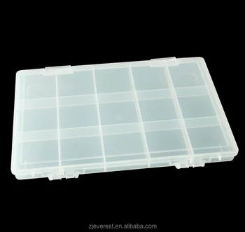 small clear plastic storage bins