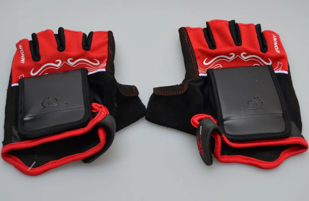 bike gloves with mirror