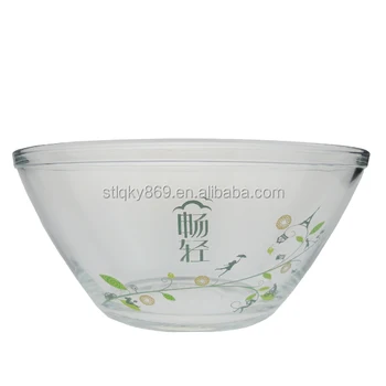 China Supplier Clear Glass Fish Bowl Large Decorative Glass Bowls