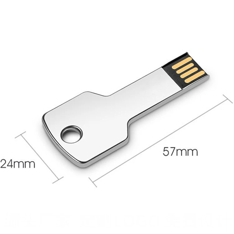 Wholesale Metal Key Style Pendrive Usb Flash Drive With Custom Logo