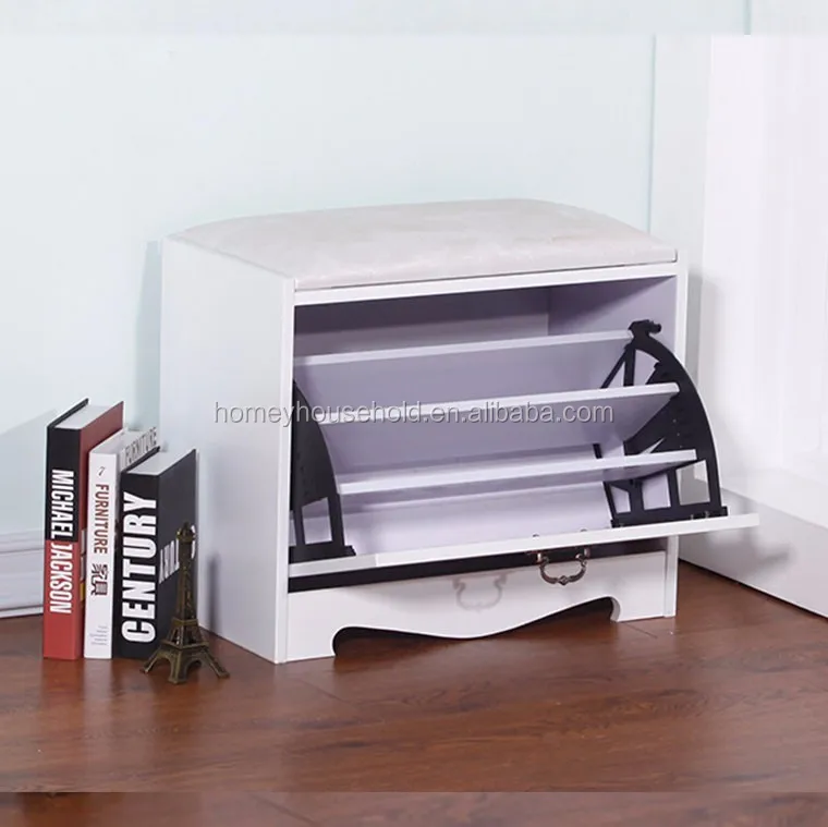 Hatil Furniture Bangladesh Wooden Rotating Shoe Rack Beach