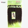 Low Price Synthetic Hair Blend Human Hair Kinky Curly Color 2# Multiple Hair Extension Good Quality From XuChang China Factory