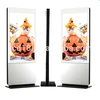 Indoor advertising idea 43 inch Networking Android Wifi floor standing digital signage with free software