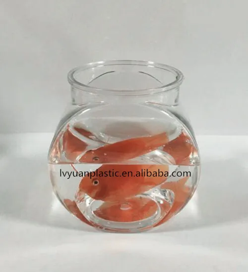 Clear Plastic Flat Fish Tank/ Mini Goldfish Bowl Wholesale Buy