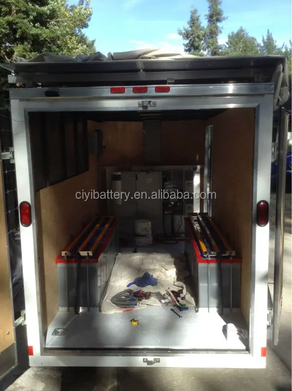 Batteries In Trailer