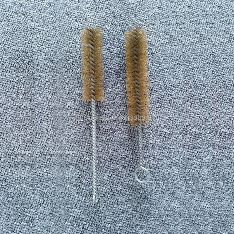 Brass Bristle Tube Cleaning Brush / Breech Plug Brush / Breech Thread