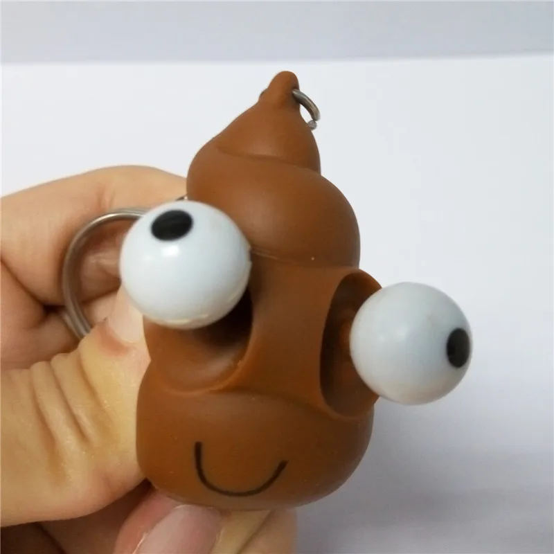 Poop Pop-Out Eyes Keychain - Giggle or Scream in Enjoyment With This  Keychain!