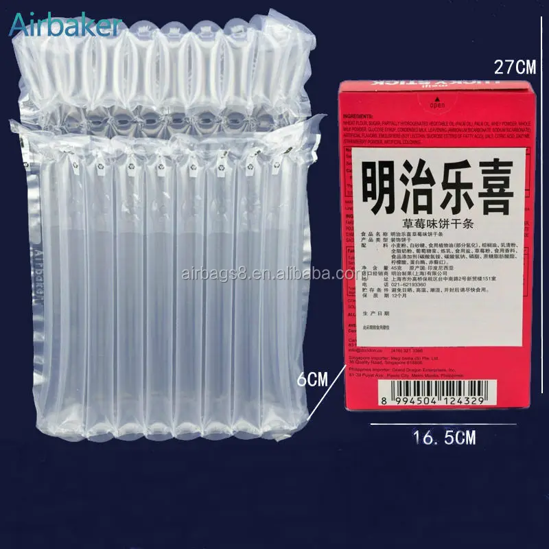 6 Colonnes D'Air Gonflables - Protection Anti-Choc Pour Œufs, Bouteilles, Objets Fragiles - Emballage Réutilisable