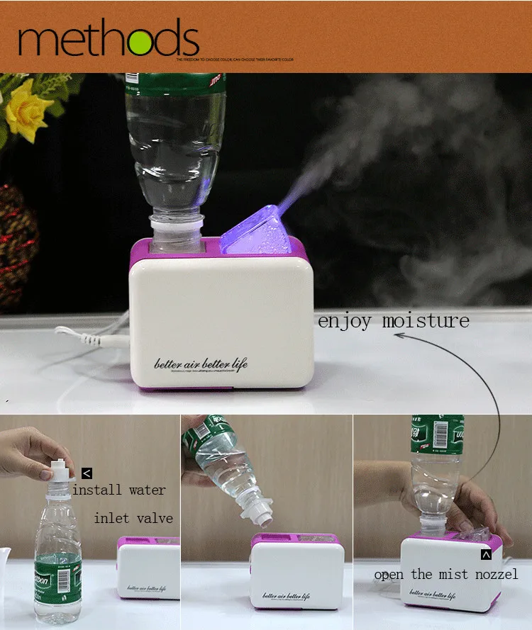 High quality industrial centrifugal bottle humidifier latest 