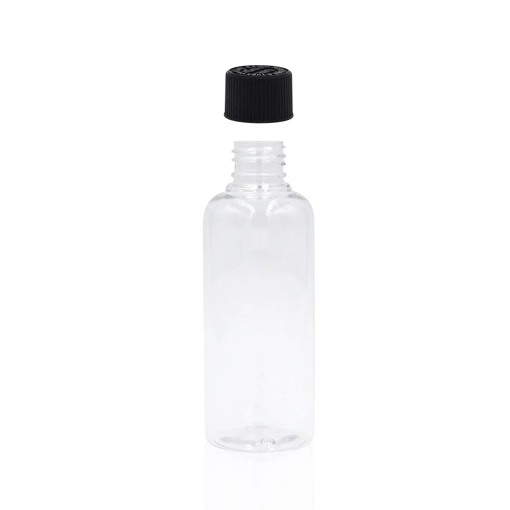 Pet Black Alcohol Liquid Travel Bottle 90ml 100ml 4 5 6 8 Oz Plastic