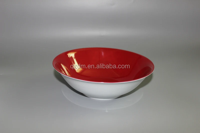 2 Tone Plastic Soup Bowl Made Of 100% Melamine