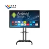 65 inch 4k touch flat screen Android System IR touch smart for education led tv