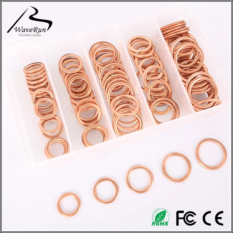 Closed Copper Sealing Washers For Oil Drain Sump Plugs Buy Open Copper Sealing Washers,Oil