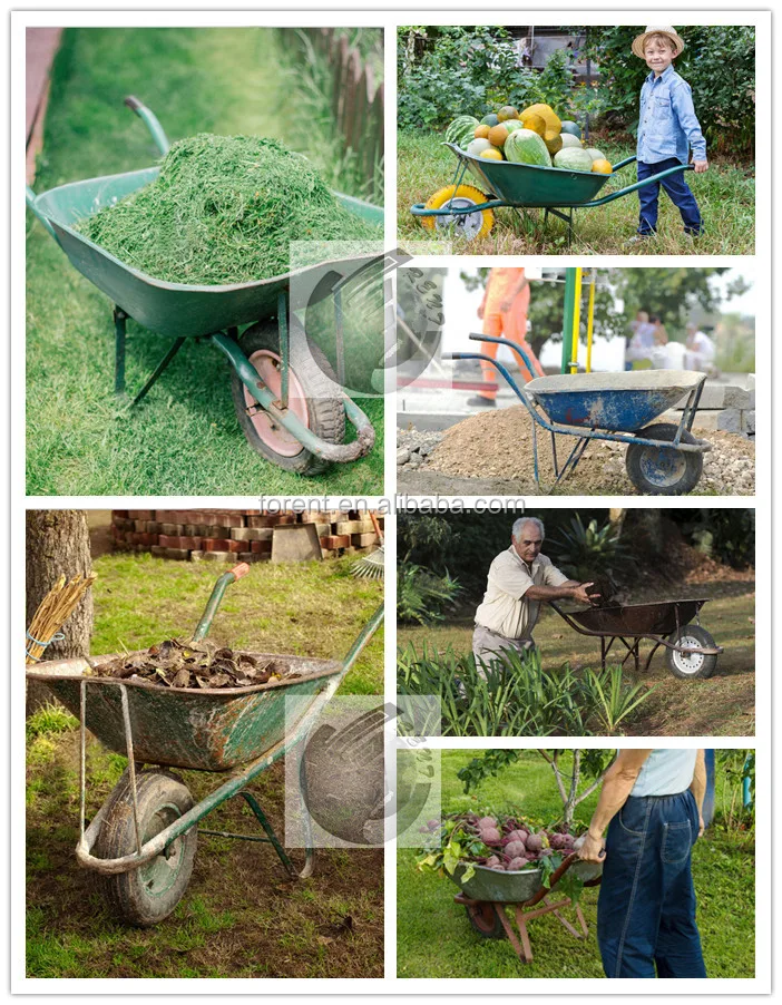 loading weight construction tools heavy duty wheelbarrow