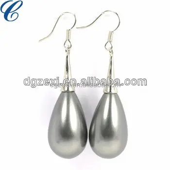 Large Pearl Earrings 16 26mm Drop Baroque Large Pearl Earrings 16 26mm Drop Baroque