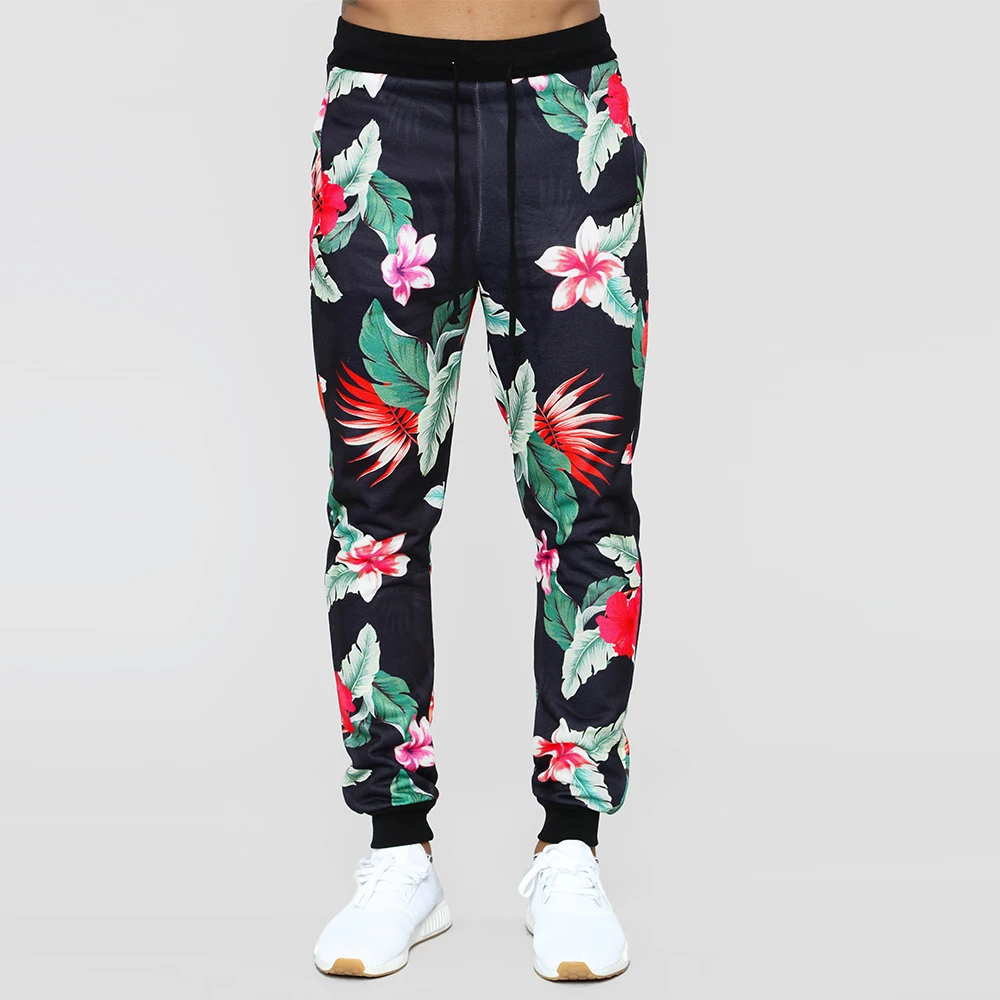 floral joggers