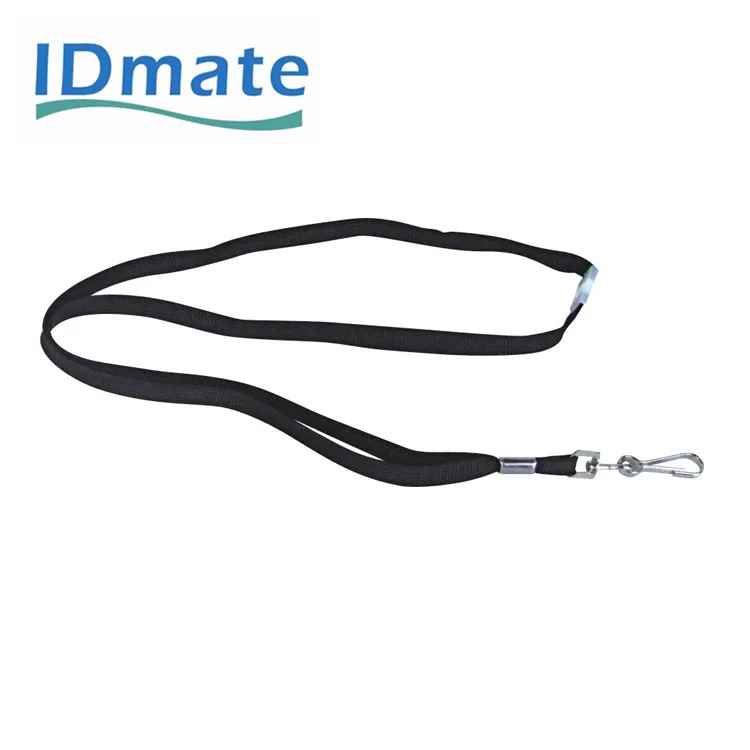 Orange Tubular Fabric Safety Breakaway Neck Lanyard with ID Card Badge Holder