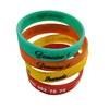 Customized sports printer men plain silicone wristband